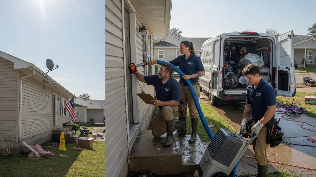 Ceiling Water Damage Restoration in New Canton, VA near me